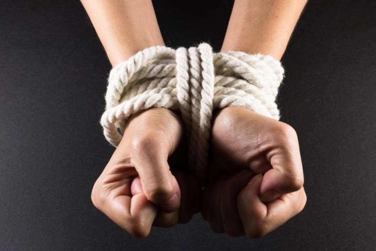 hands tied